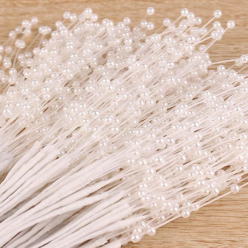 DIY Wedding Pearl Decor 10 Bundles of String Pearls White 10 Bundles/bag