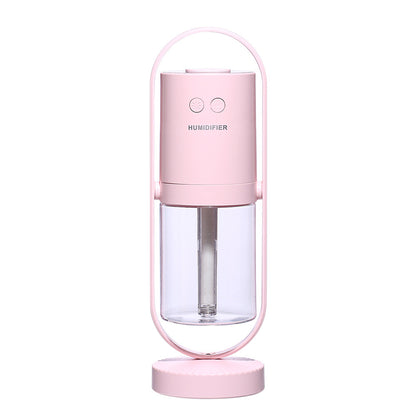 Magic Shadow USB Air Humidifier For Home With Projection Night Lights Ultrasonic Car Mist Maker Mini Office Air Purifier Pink USB