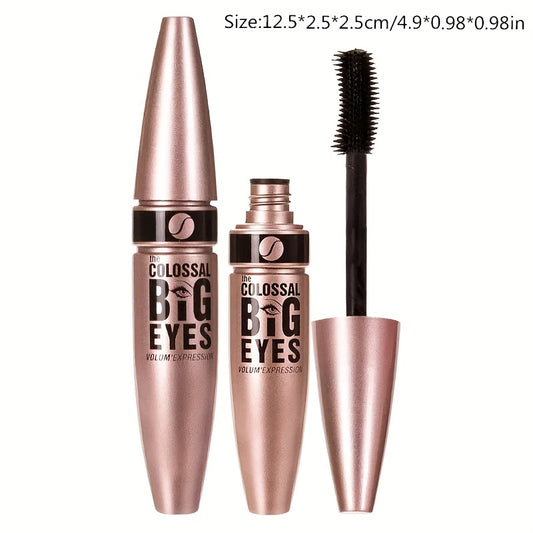 Slim And Thick Curls Waterproof Sweat-proof No Blooming Blow-through Bottle Mascara,12ml