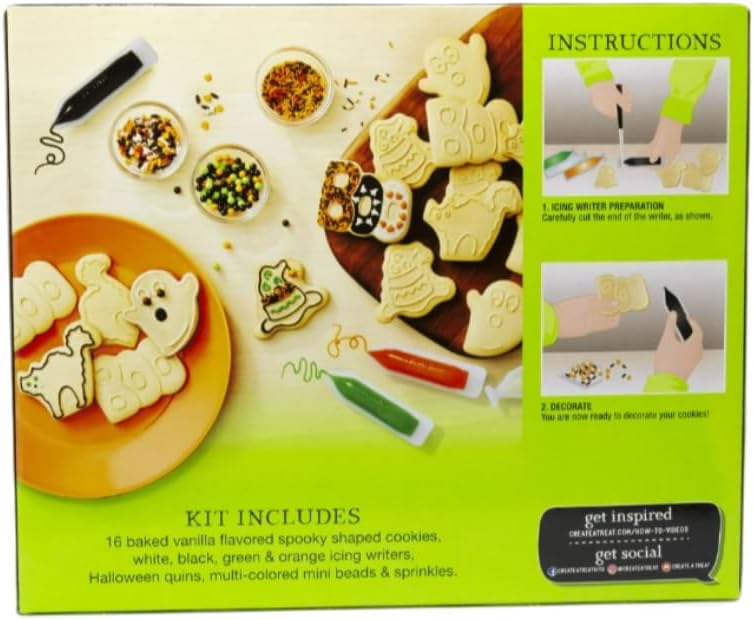 Spooky Halloween Cookie Kit with Bonus Fridge Magnet dealsjust