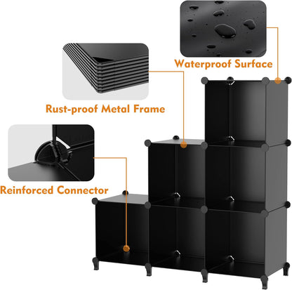 Portable 9Cube Closet Organizer for Garment Storage dealsjust