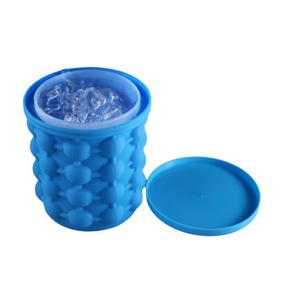 The Silicone Ice Bucket Blue S