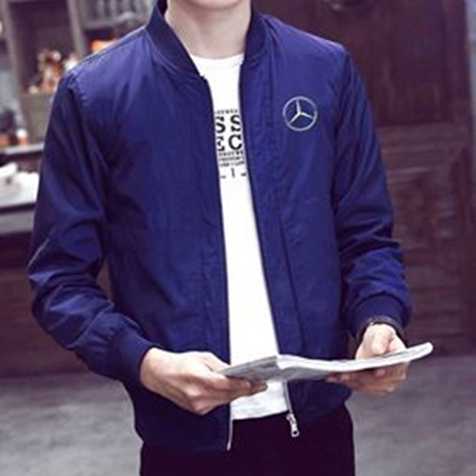 Spring and Autumn Casual Sturdy Fashion Slim Pilot Jacket Men's Baseball Jacket