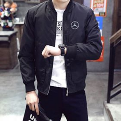 Spring and Autumn Casual Sturdy Fashion Slim Pilot Jacket Men's Baseball Jacket