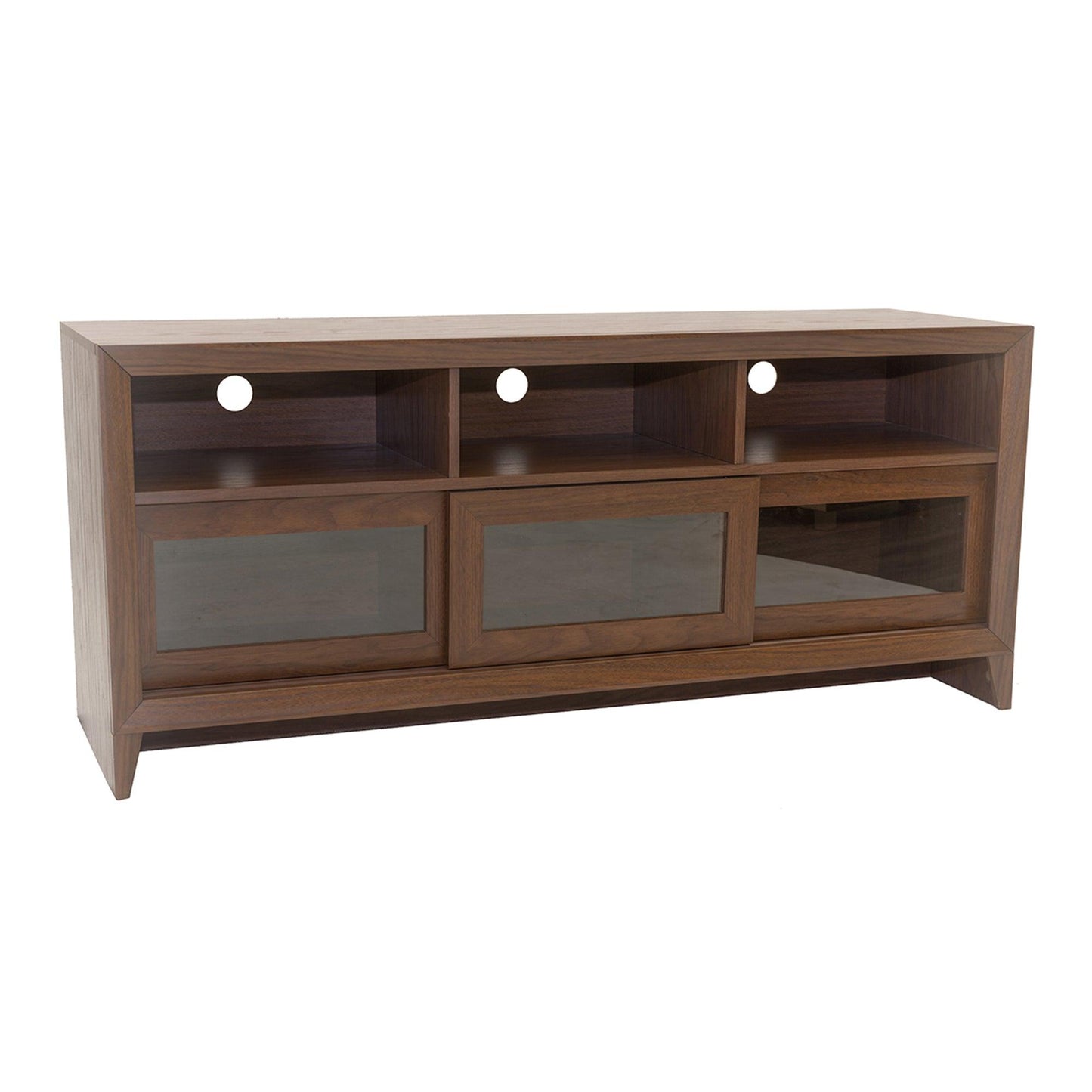 Techni Mobili Modern TV Stand with Storage for TVs Up To , Hickory