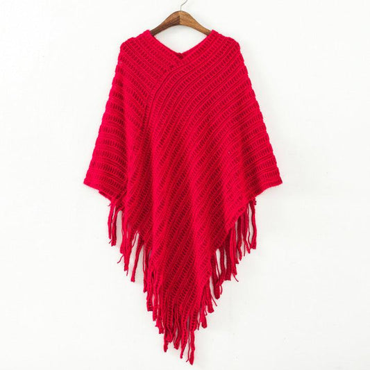 Women Sweater Poncho