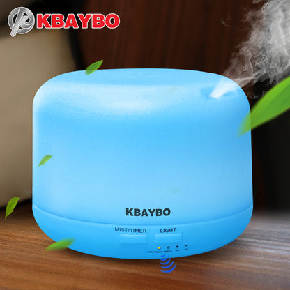 Ultrasonic Aromatherapy Humidifier Essential Oil Diffuser Air Purifier for Home Mist Maker Aroma Diffuser Fogger LED Light 300ML